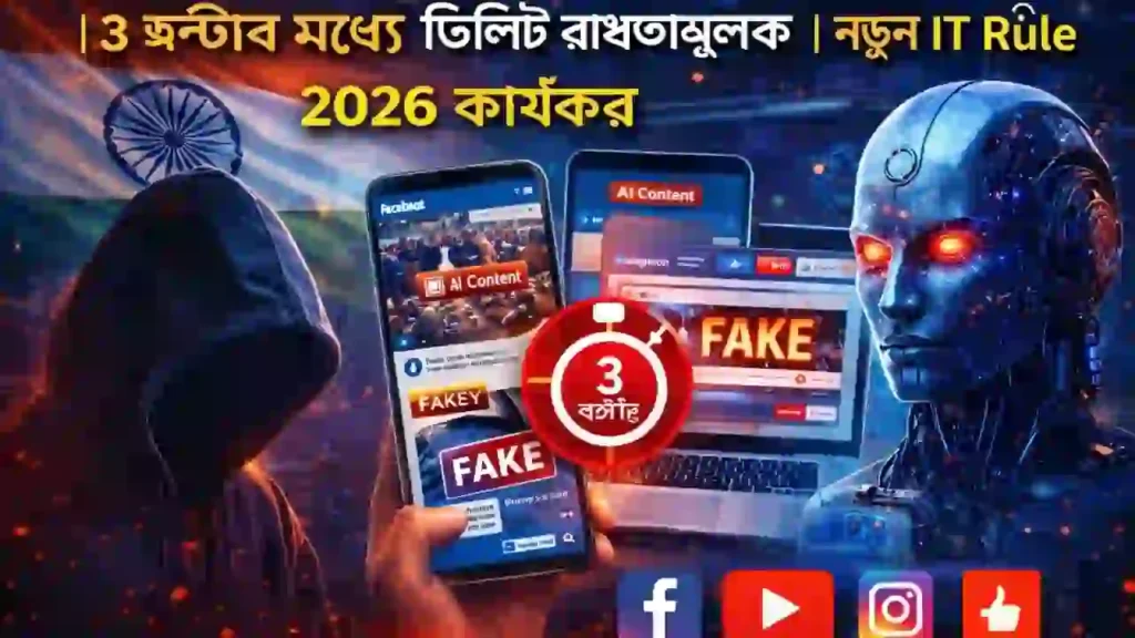 AI Deepfake New Government Rule India 2026