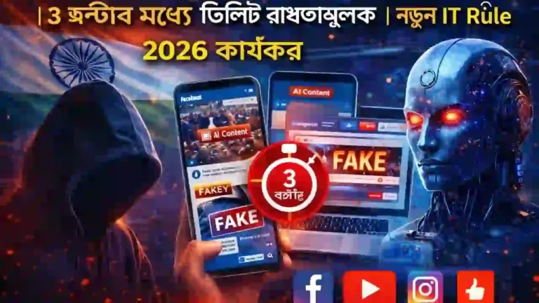 AI Deepfake New Government Rule India 2026